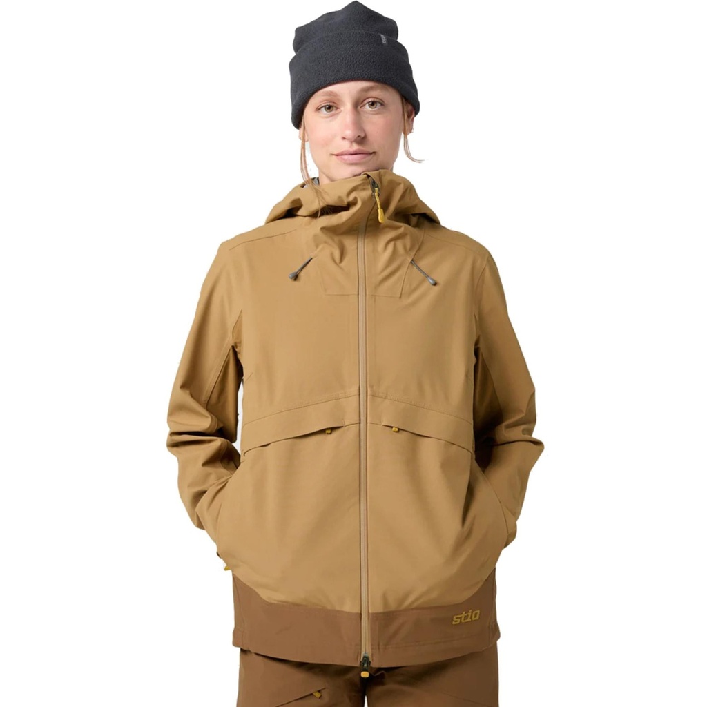 [000214747000000] Stio Women's Skyrider Snow Jacket (Chipmunk/Mudslide, XS)