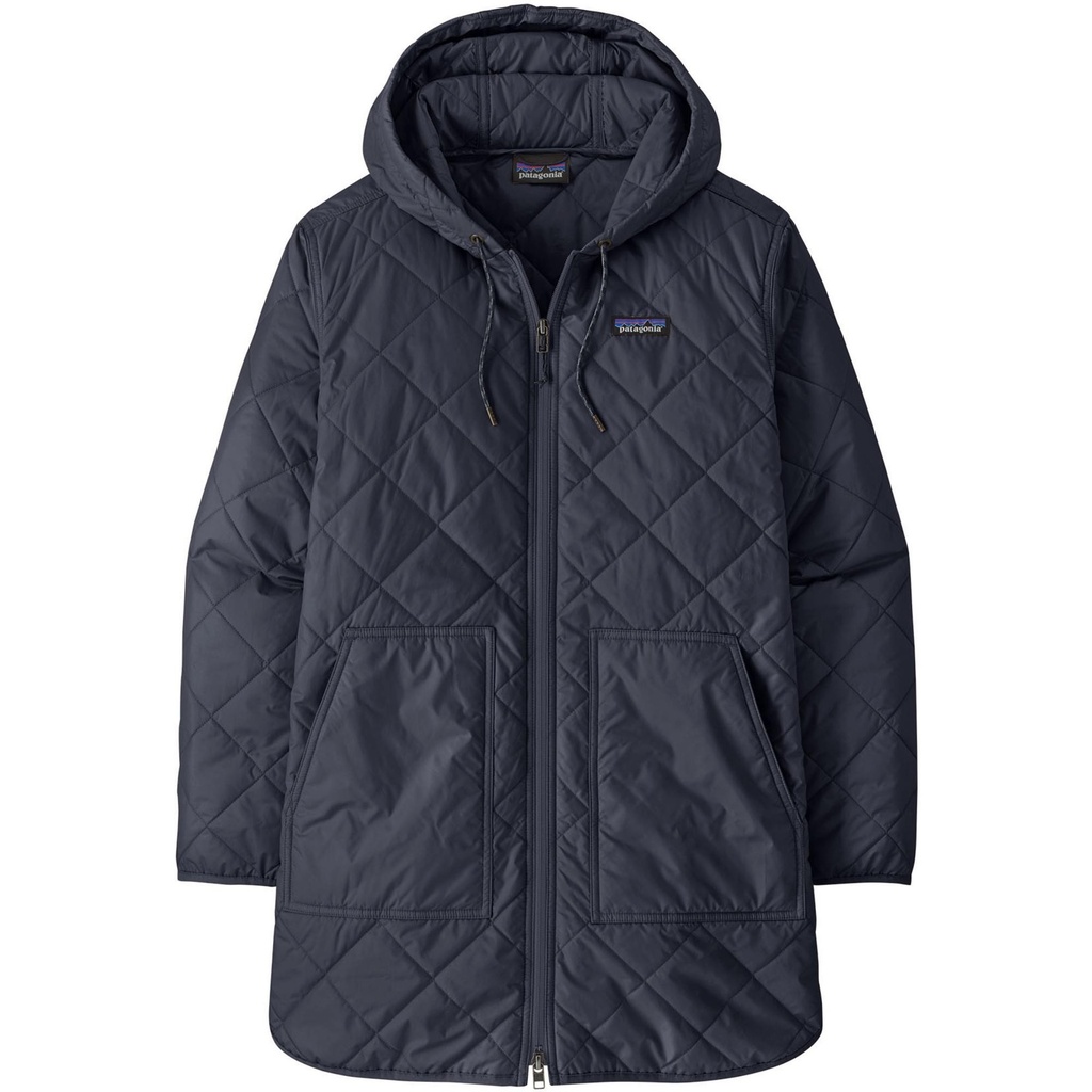 [000214911000000] Patagonia Women's Diamond Quilted Parka Jacket (Sunken Blue, XS)