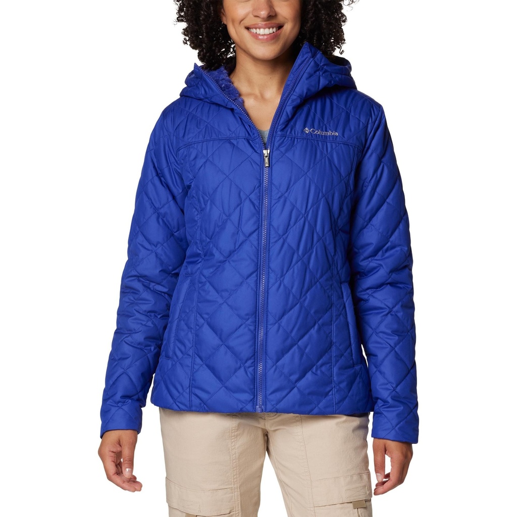 [000215039000000] Columbia Women's Copper Crest II Hooded Jacket (Collegiate Navy, S)