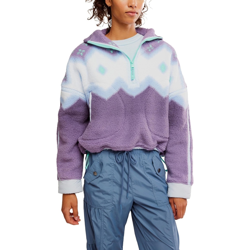 FP Movement Women's Printed Mountain High Half Zip Fleece