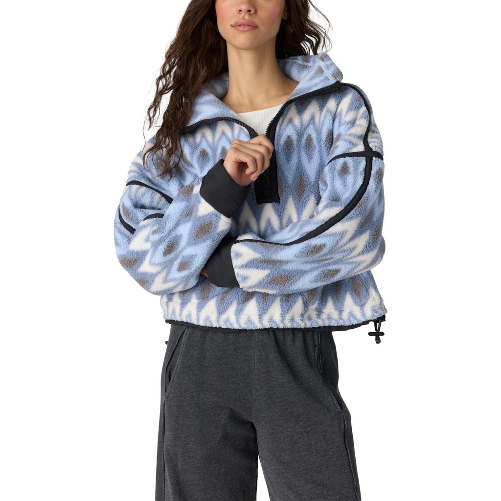 FP Movement Women's Printed Mountain High Half Zip Fleece