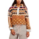 FP Movement Women's Printed Mountain High Half Zip Fleece