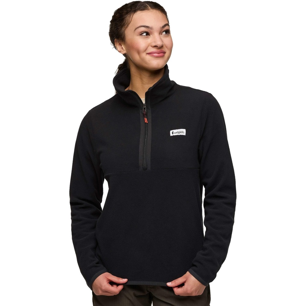 [000215332000005] Cotopaxi Women's Amado Fleece Pullover (Cotopaxi Black, S)