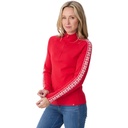 Krimson Klover Women's Slalom Zip Neck Sweater