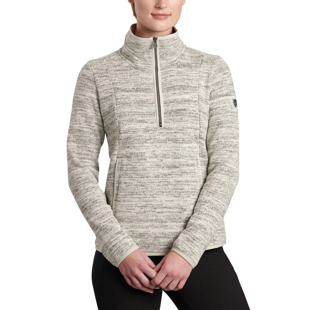 [000215388000000] KUHL Women's ASCENDYR 1/4 Zip Pullover (Ash, S)