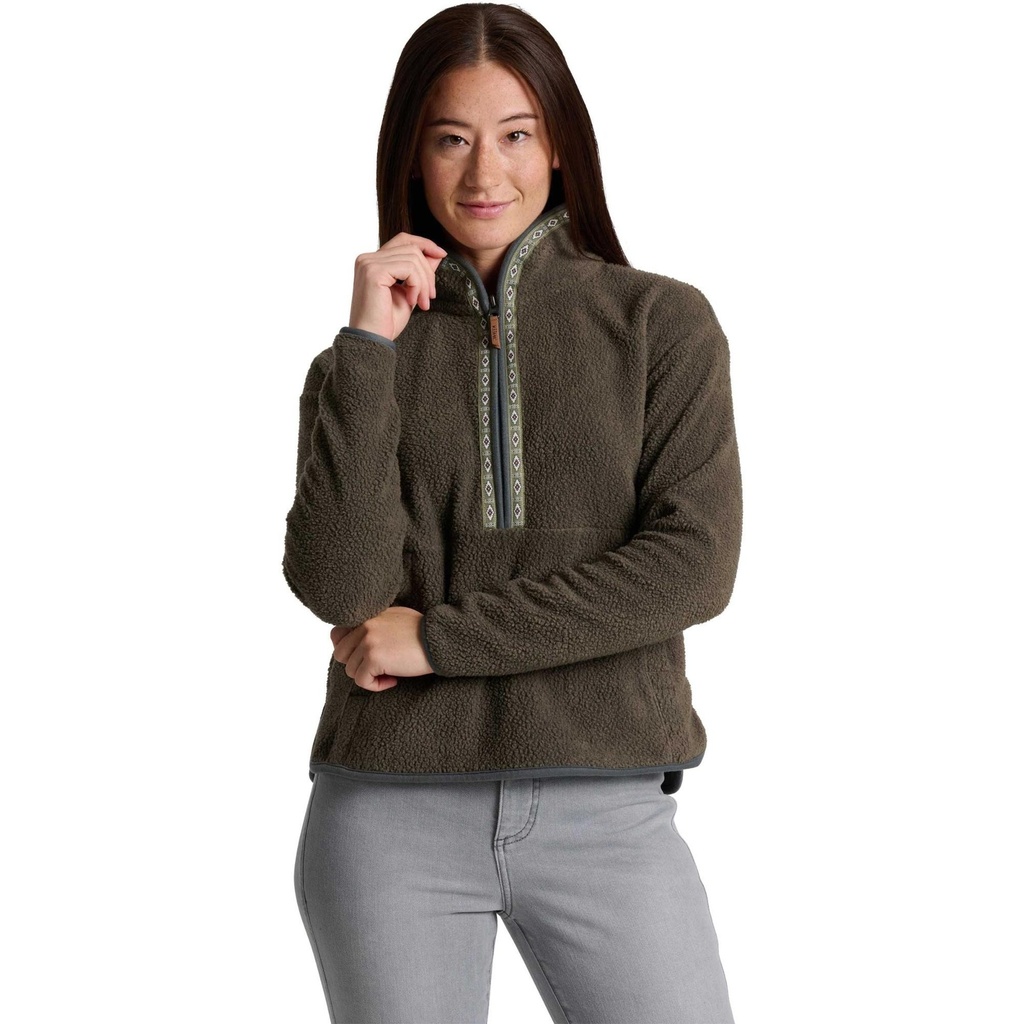 [000215391000000] KUHL Women's Hygge 1/2 Zip Fleece (Green, XS)