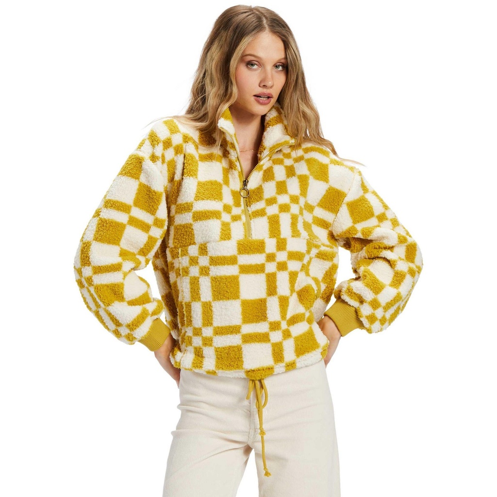 Billabong Women's Time Off Half-Zip Fleece Pullover