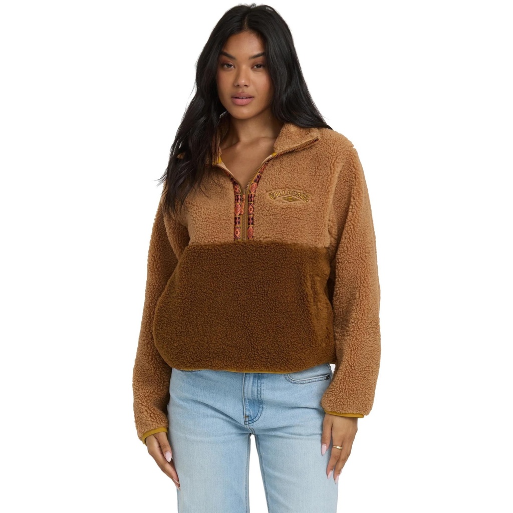 [000215449000000] Billabong Women's Horizon Mock Neck Half Zip Sweatshirt (XS)
