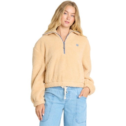 Billabong Women's Barra Sherpa Half Zip Sweater