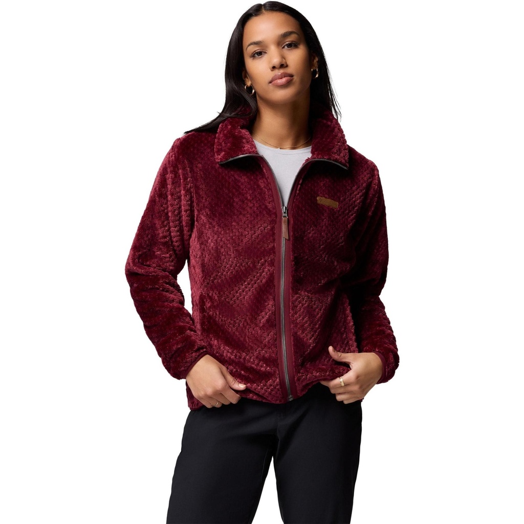 [000215484000014] Columbia Women's Fire Side II Sherpa Full Zip Fleece Jacket (Grey, S)