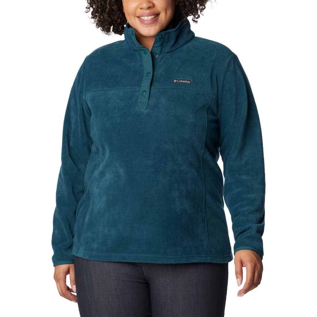 Columbia Women's Benton Springs Half Snap Jacket - Plus Size