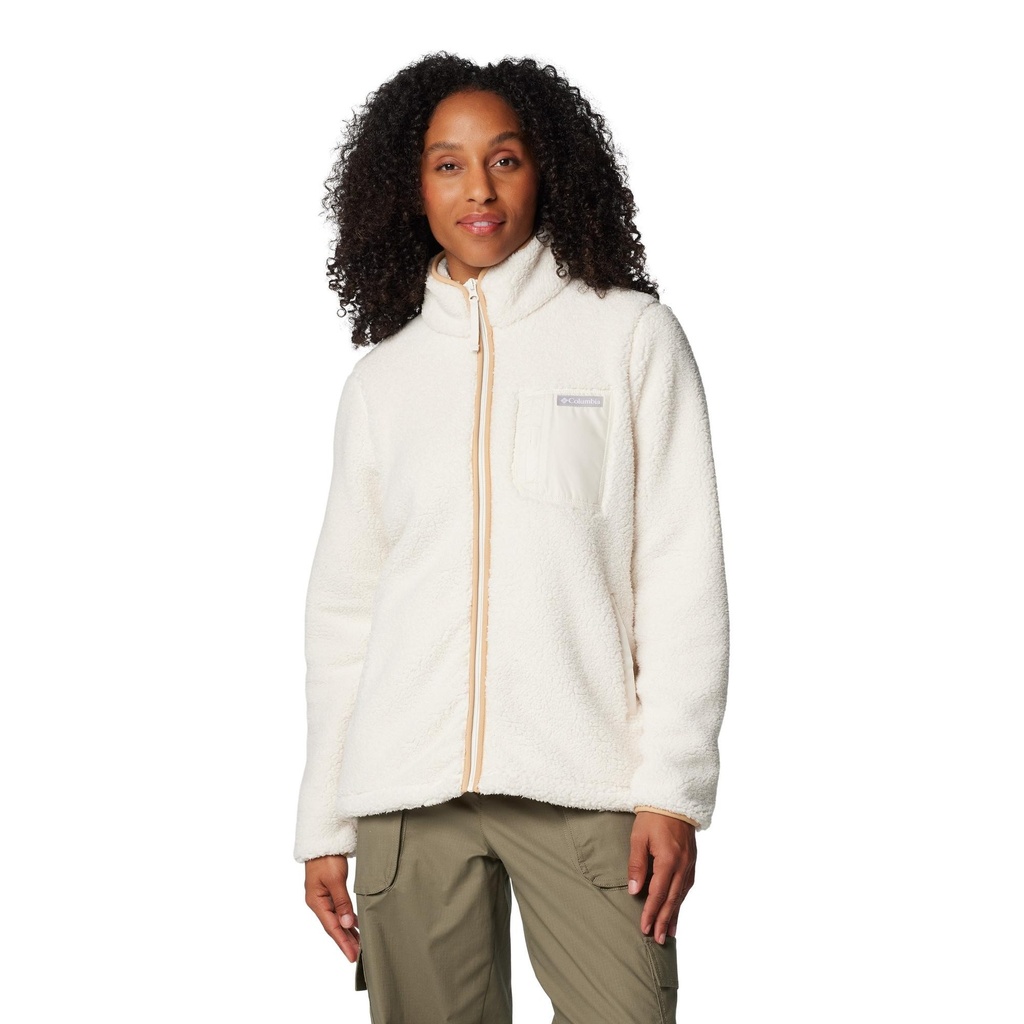 [000215509000000] Columbia Women's West Bend Full Zip II Fleece Jacket (Chalk, S)