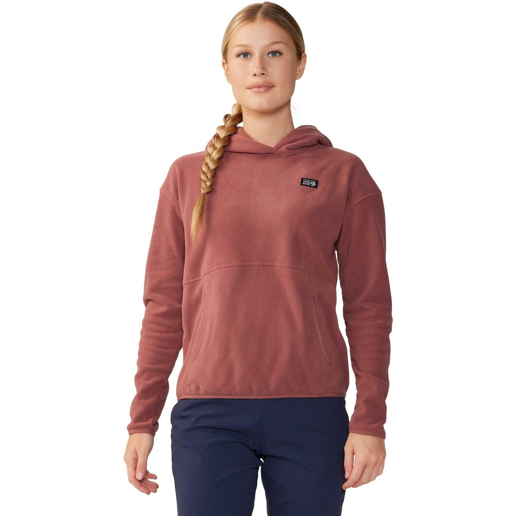 [000215557000000] Mountain Hardwear Women's Microchill Hoodie (Clay Earth, S)