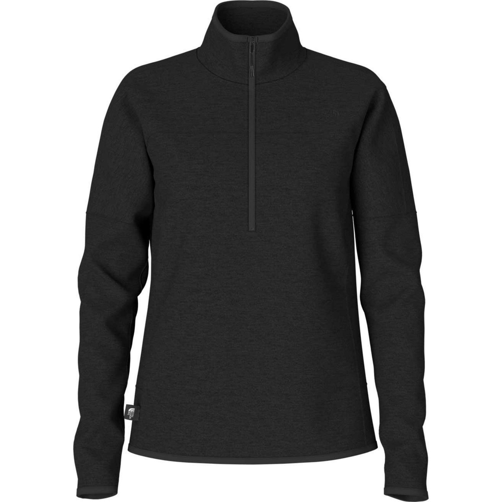 [000215676000000] The North Face Women's Front Range Fleece Half Zip Pullover (TNF Black Heather, S)