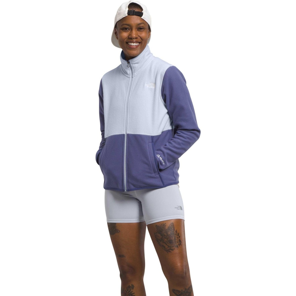 [000215677000000] The North Face Women's Alpine Polartec Jacket (Cave Blue/Dusty Periwinkle, S)