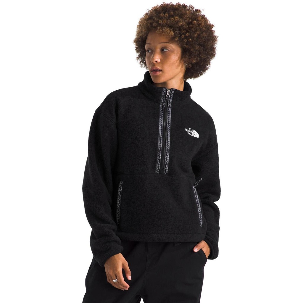 [000215702000000] The North Face Women's TNF Fleeski 1/4-Zip Pullover (TNF Black/TNF Black, XS)