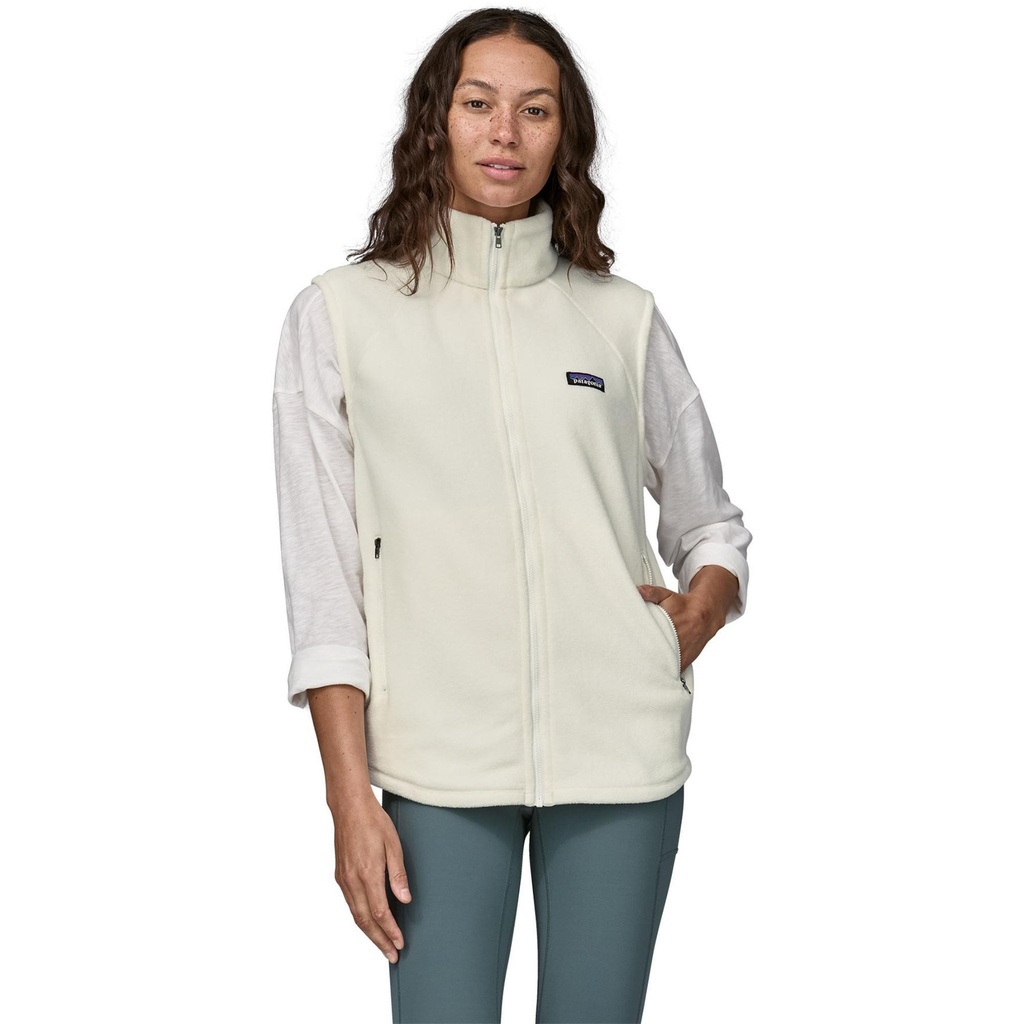 [000215801000000] Patagonia Women's Classic Microdini Fleece Vest (Birch White, S)