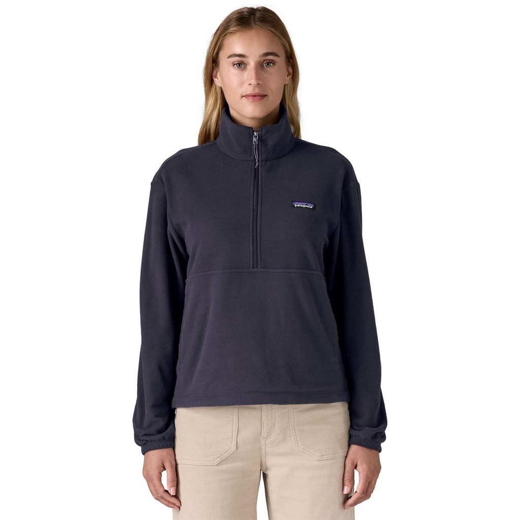[000215810000000] Patagonia Women's Micro D Half Zip Pull Over Fleece (Sunken Blue, XS)