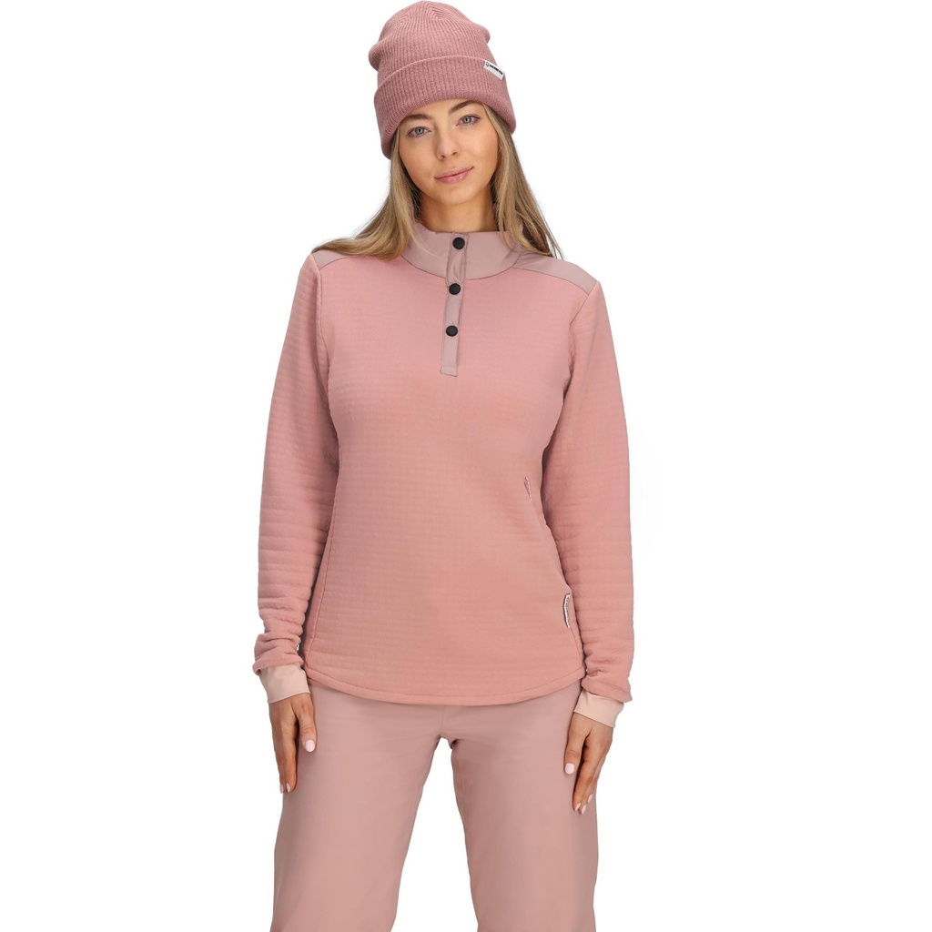 Obermeyer Women's Explorer Tech Henley Base Layer Top