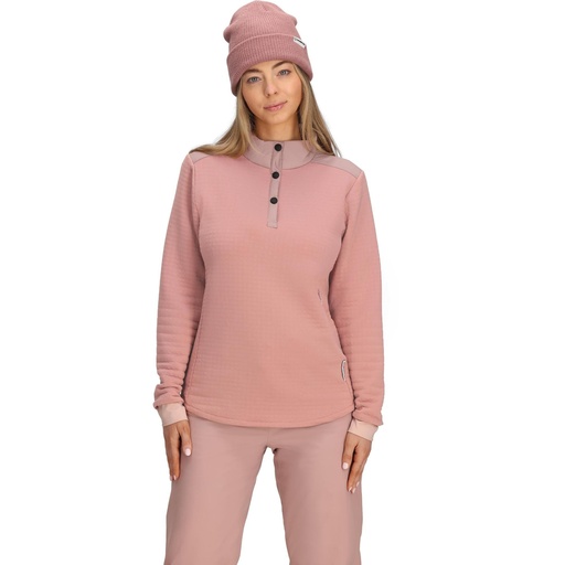 Obermeyer Women's Explorer Tech Henley Base Layer Top