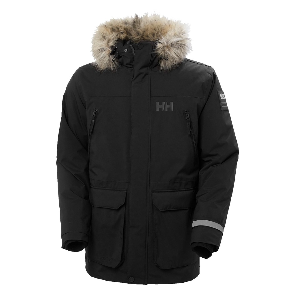 [000215989000000] Helly Hansen Men's Reine Parka (Black, S)