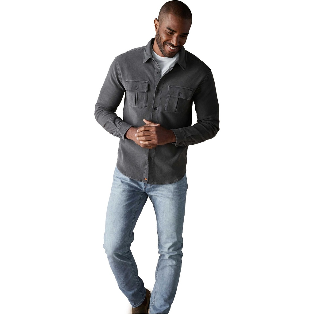 The Normal Brand Men's Comfort Terry Shirt Jacket