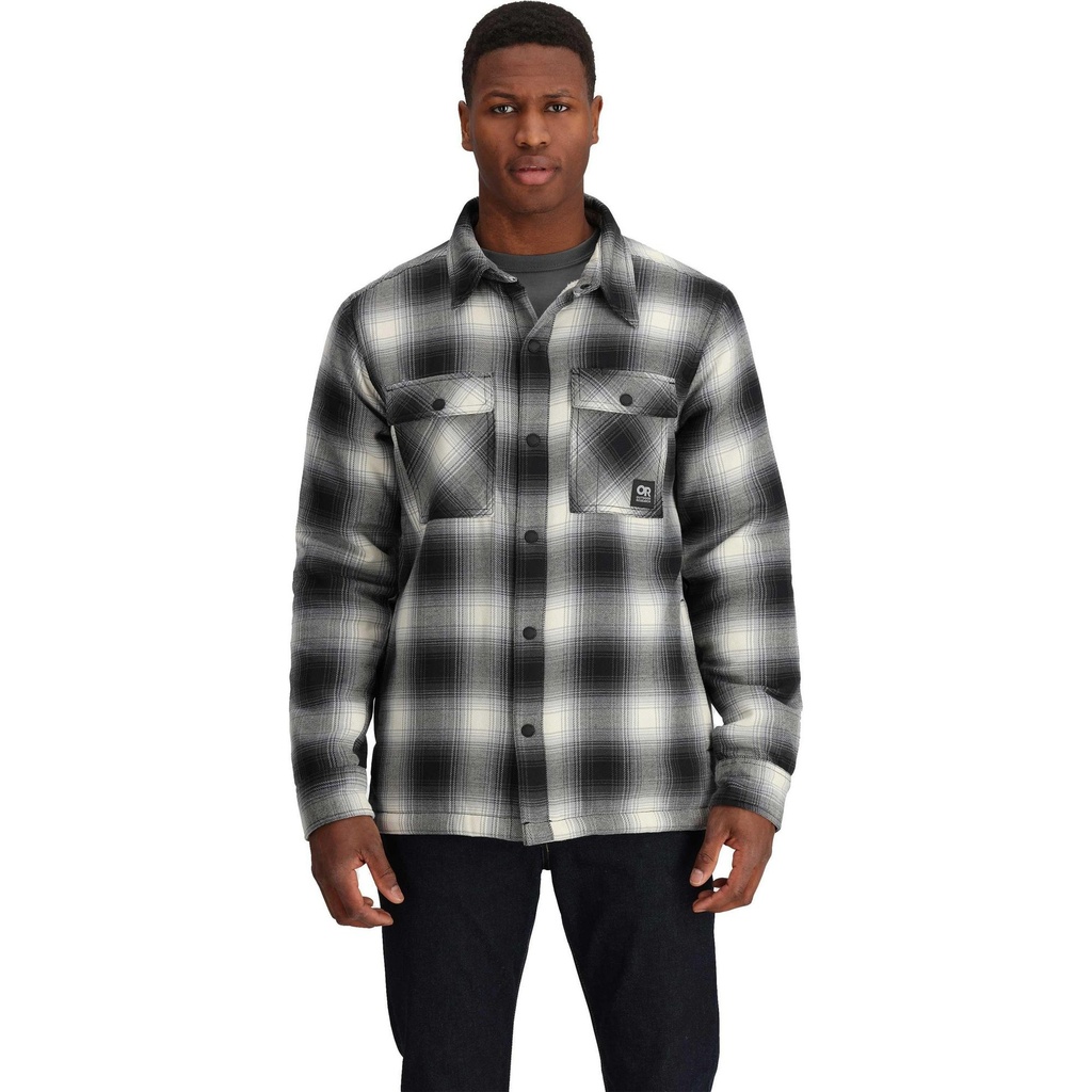 [000216165000000] Outdoor Research Men's Feedback Shirt Jacket (Black, S)