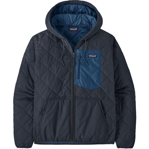 Patagonia Men's Diamond Quilted Bomber Hooded Jacket