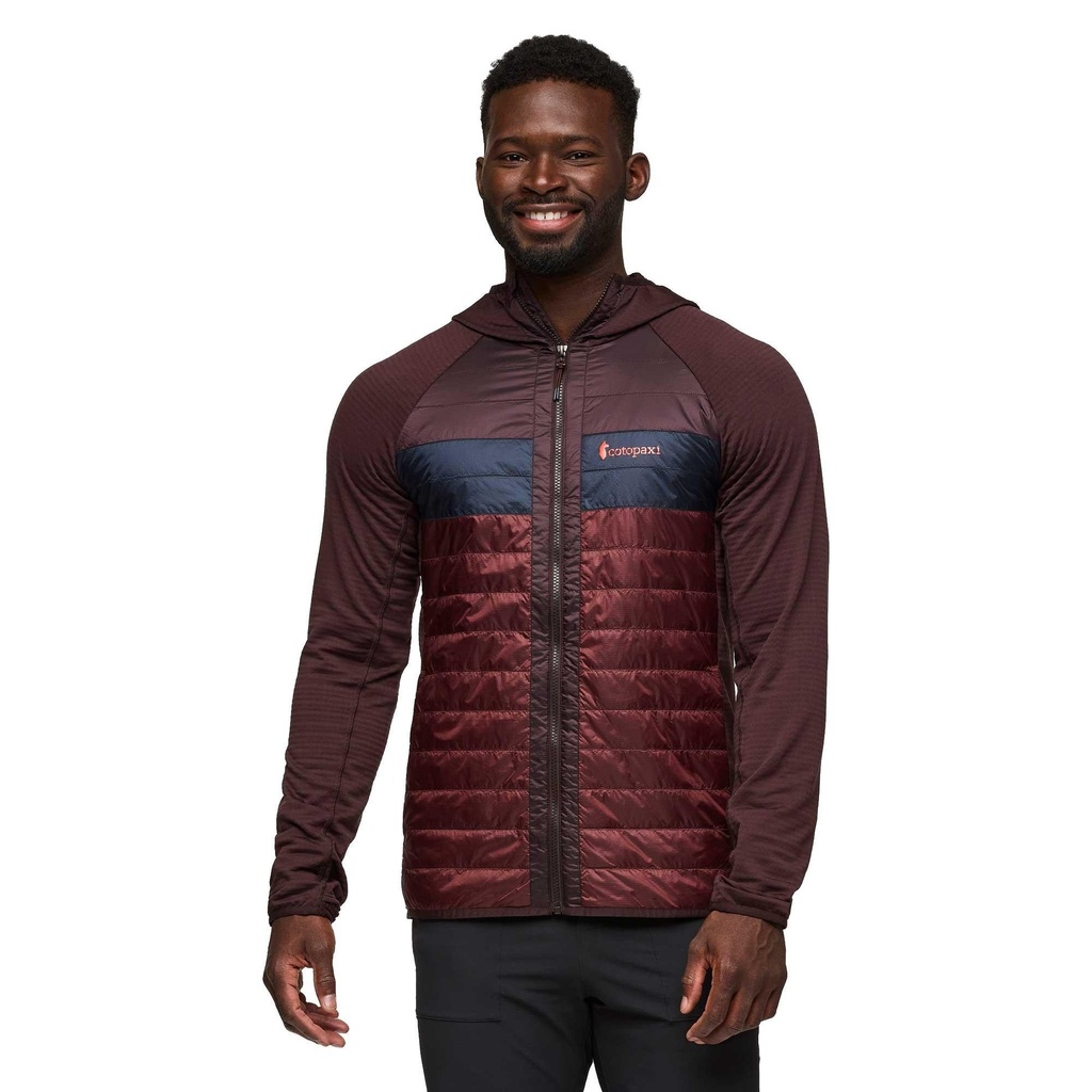 [000216291000000] Cotopaxi Men's Capa Hybrid Insulated Hooded Jacket (Coffee/Chestnut, S)