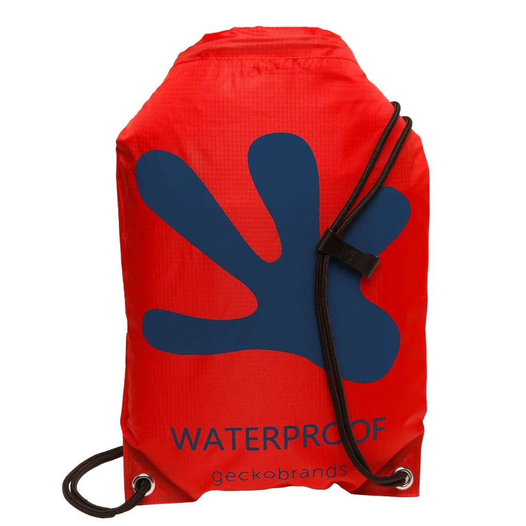 Geckobrands Waterproof 10L Drawstring Backpack