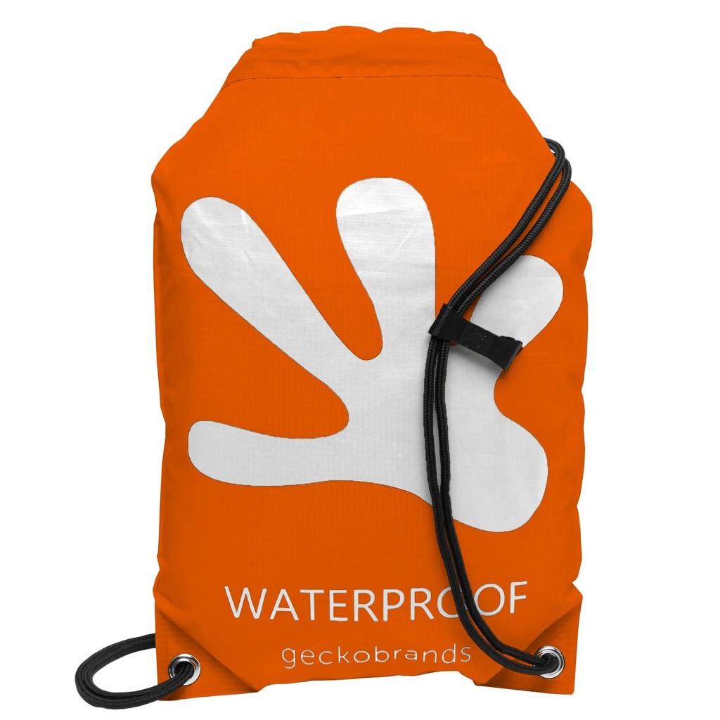 Geckobrands Waterproof 10L Drawstring Backpack