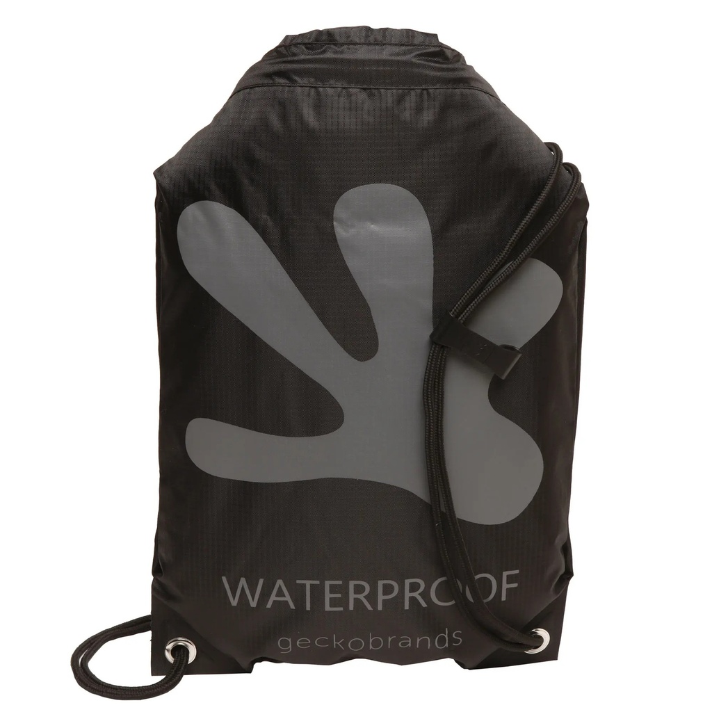 Geckobrands Waterproof 10L Drawstring Backpack