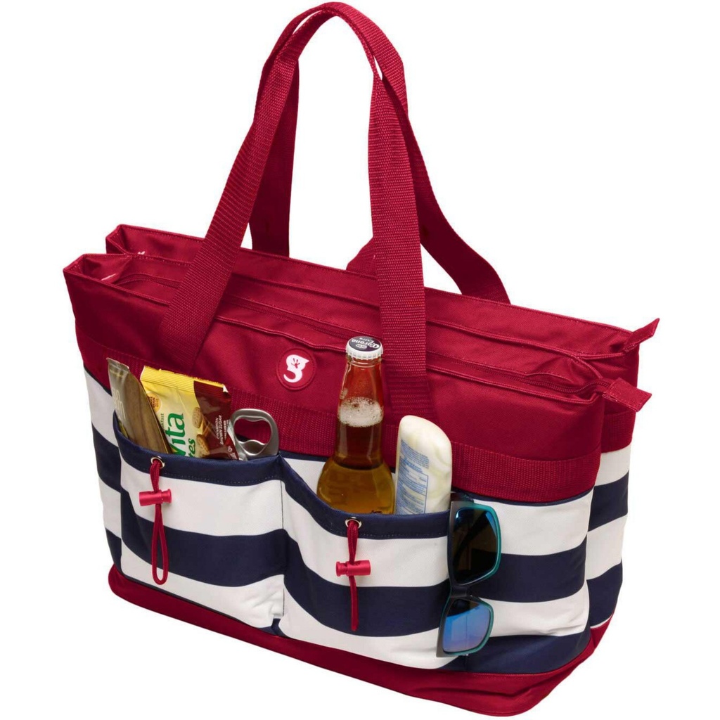 Geckobrands 2 Compartment Tote Cooler