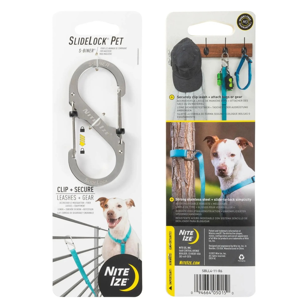 Nite Ize SlideLock Pet S-Biner Carabiner