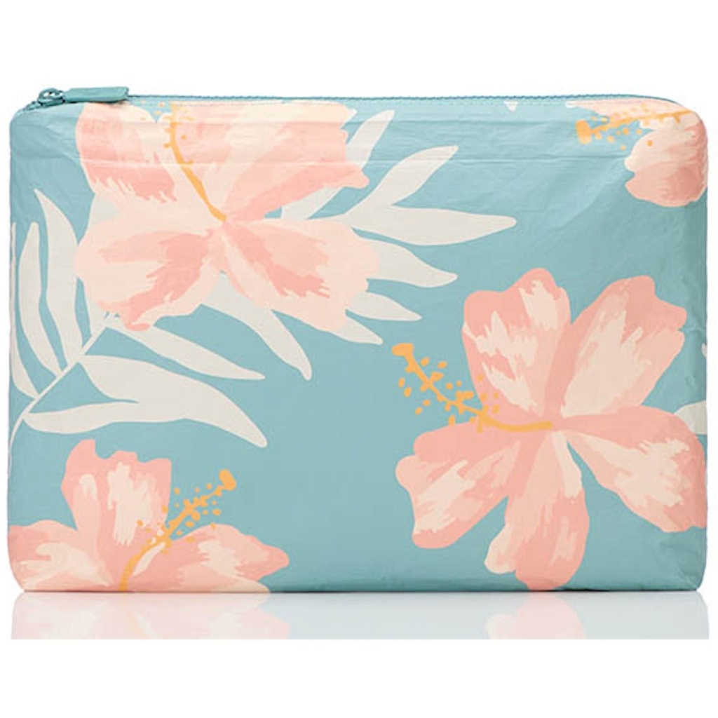 [000218328000000] Aloha Collection Mid Pouch (Adrift Pink Salt/Tide)