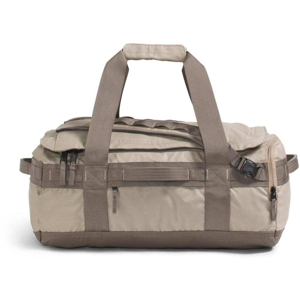 [000218520000000] The North Face Base Camp Voyager Duffel - 42L (Mushroom Grey/Mocha Brown)