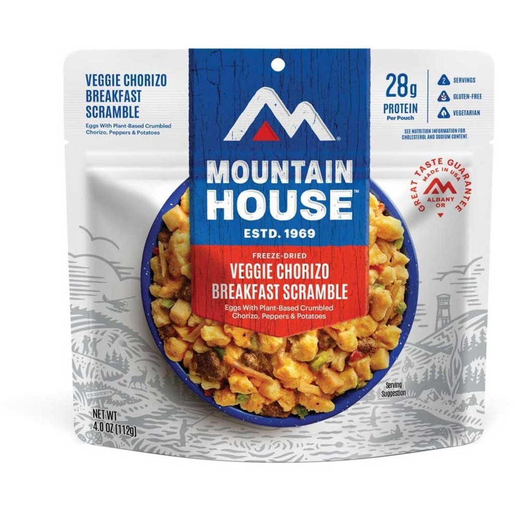 [000218821000000] Mountain House Veggie Chorizo Breakfast Scramble Meal Pouch