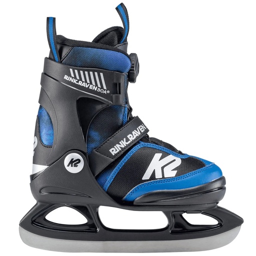 K2 Kids' Rink Raven Boa Ice Skates