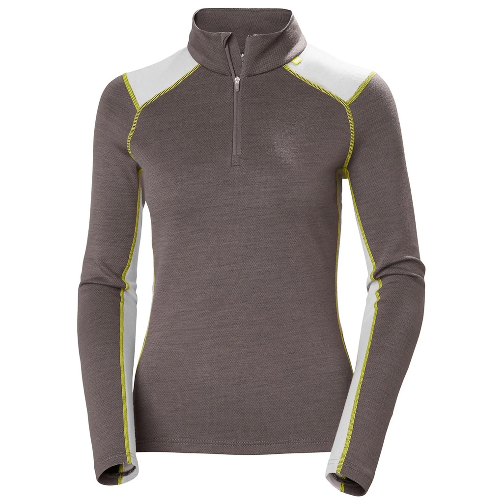 [000224968000003] Helly Hansen Women's Lifa Merino MW Half Half Zip (Sparrow Grey, S)