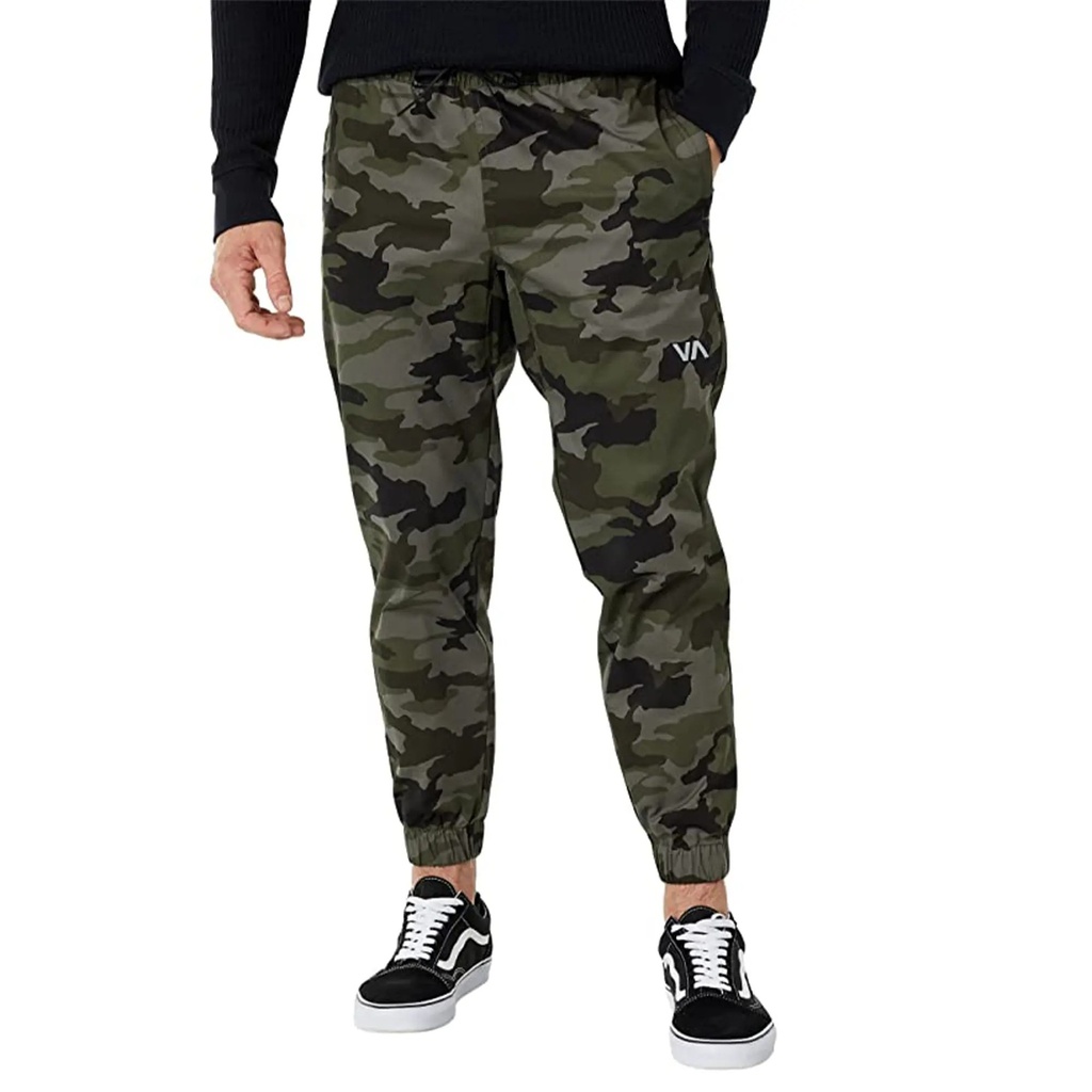 [000225349000000] RVCA Men's Spectrum Cuffed Pants (Olive, S)