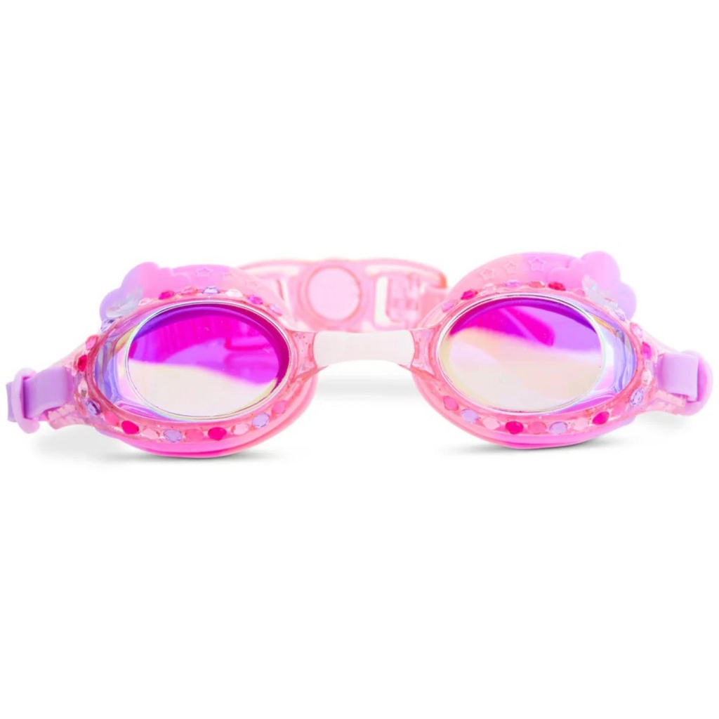 Bling2o Girls' Floating Fuchsia Rainbow Swim Goggles