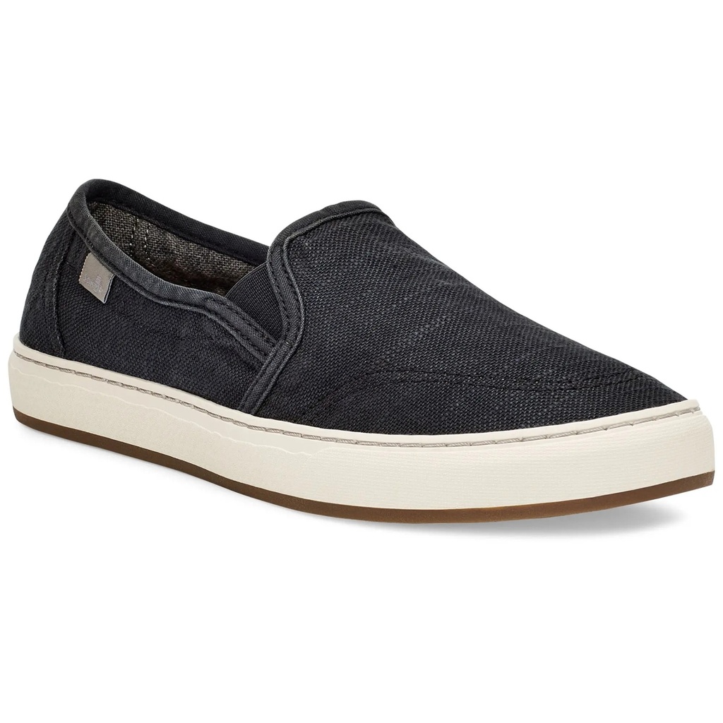 [000226495000000] Sanuk Women's Avery Hemp Shoes (Washed Black, 6)