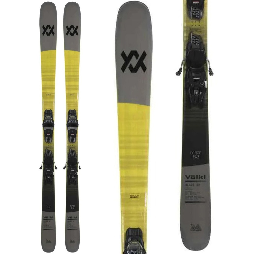 [000227561000001] Volkl Men's Blaze 82 Skis w/ VM 10 Bindings (166 CM)