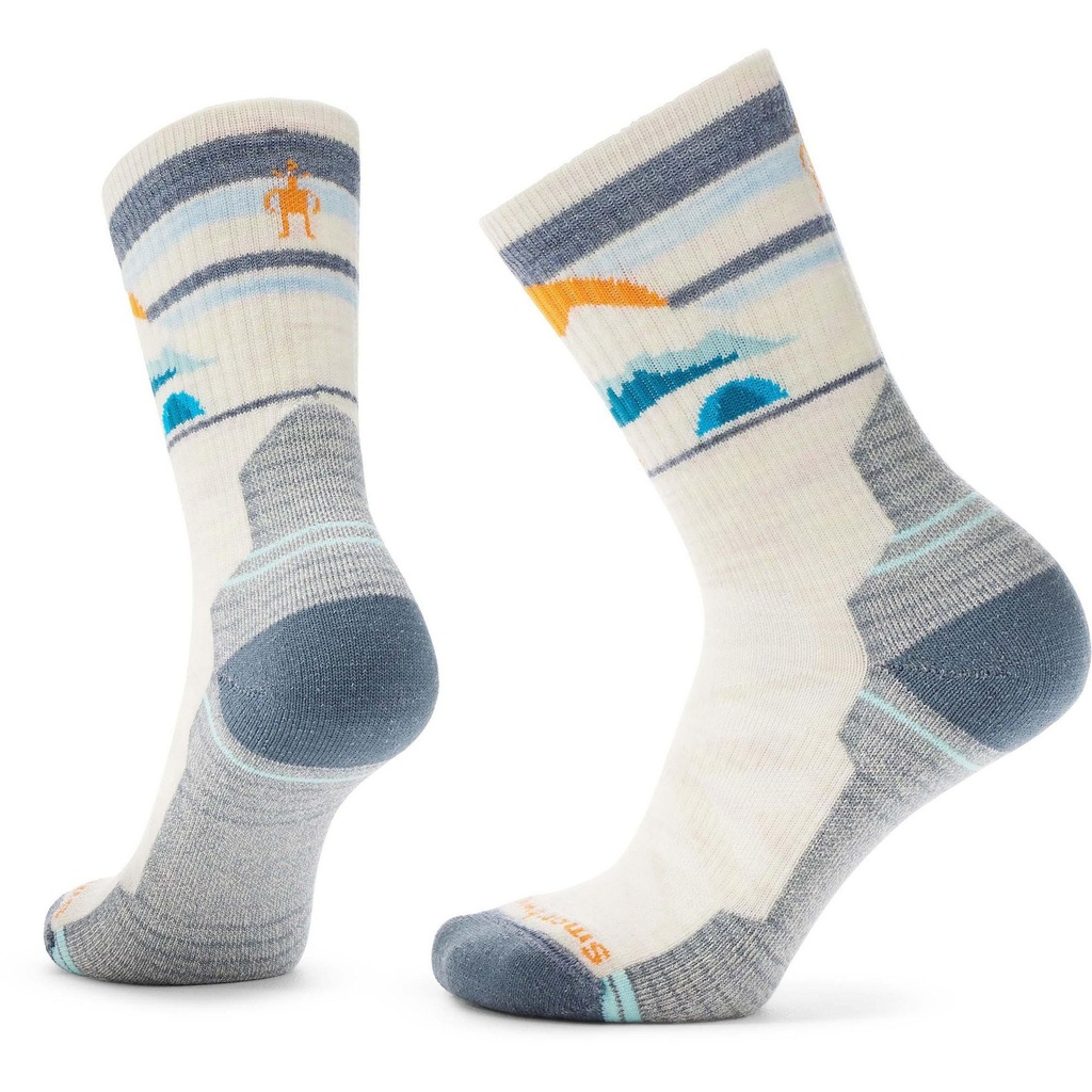[000228577000001] Smartwool Women's Hike Light Cushion Mountain Moon Crew Socks (Light Purple, S)