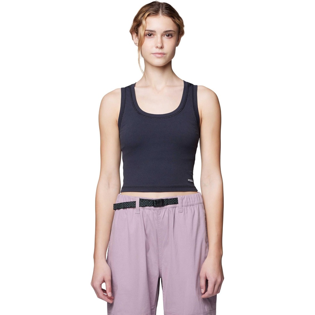 [000203964000016] Mountain Hardwear Women's Ribbed Tank Top (Black, XS)
