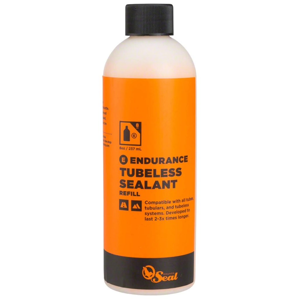 [000229106000000] Orange Seal Endurance Tubeless Tire Sealant 8 oz Refill