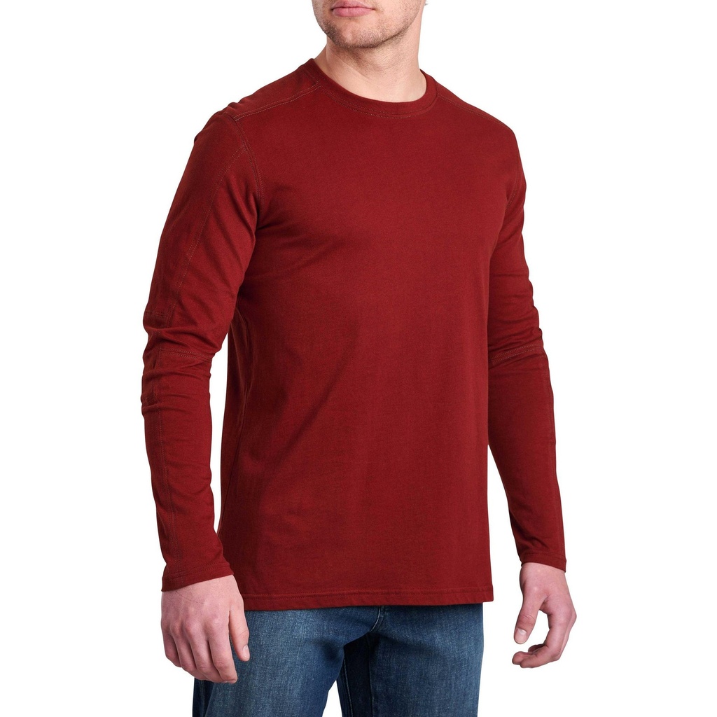 [000230325000000] KUHL Men's Bravado™ Long Sleeve T Shirt (Cayenne, S)