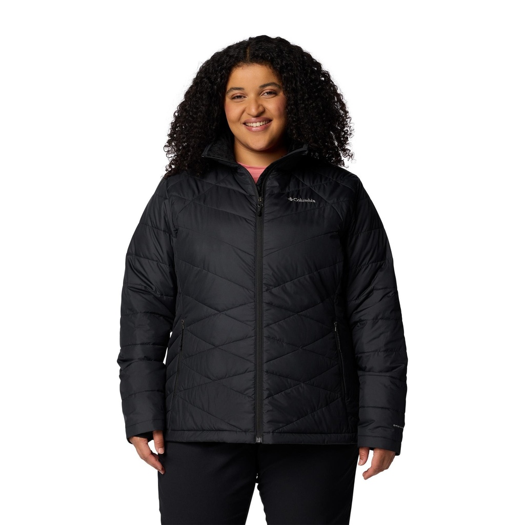 [000230573000000] Columbia Women's Heavenly Jacket - Plus (Black, 1X)