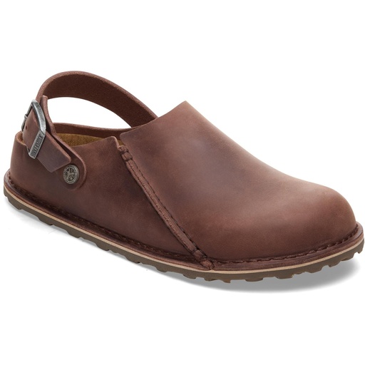 Birkenstock Men's Lutry Premium Oiled Leather Clogs