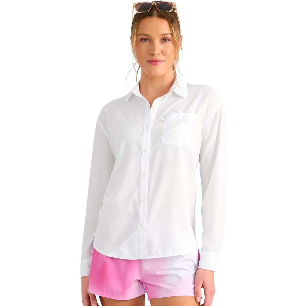 Huk Women's Tide Point Oversized Shirt